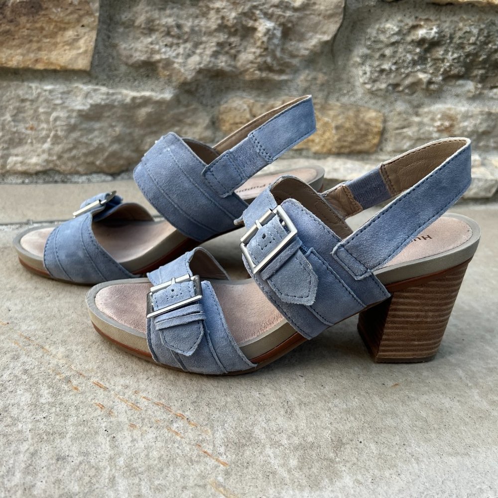 Hush Puppies Sling-Back Open-Toe Heels